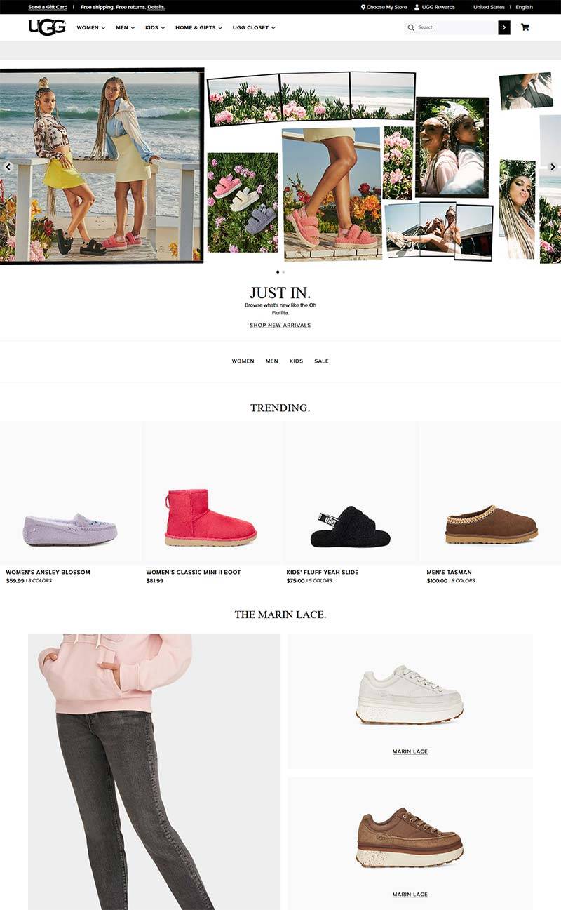 UGG UK 美国羊皮靴品牌英国官网
