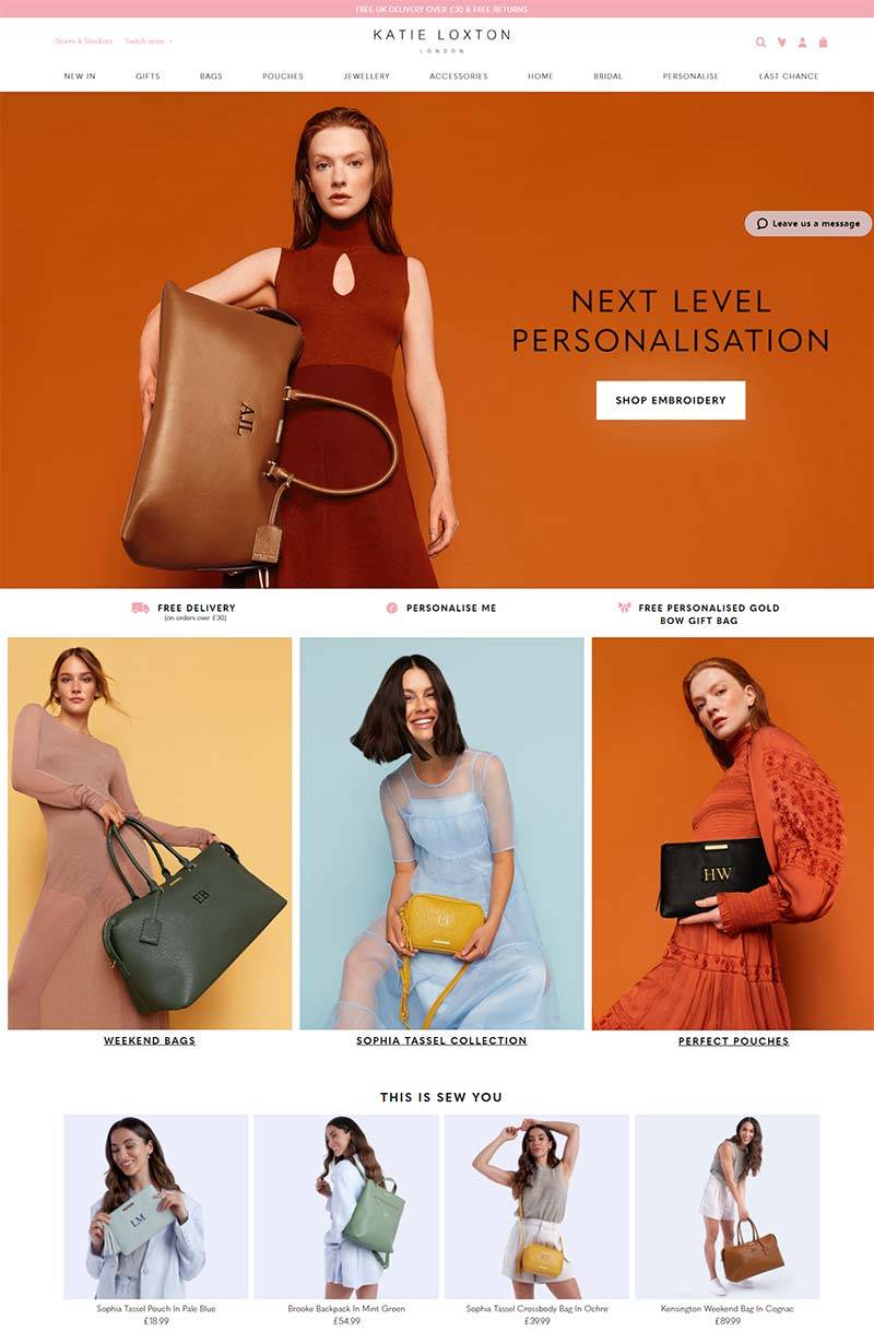 Katie Loxton 英国时尚手袋品牌购物网站