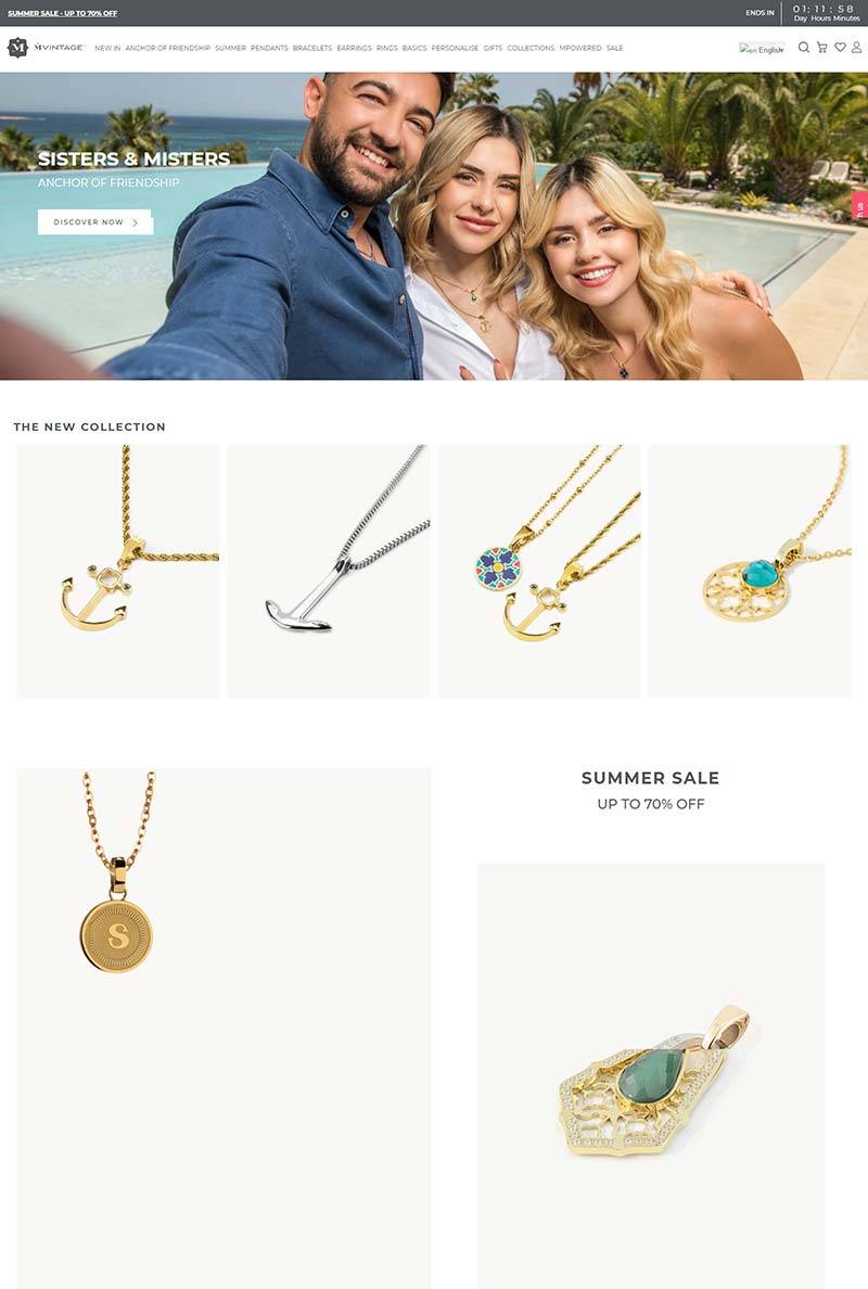 Mvintage 马耳他高端珠宝品牌购物网站