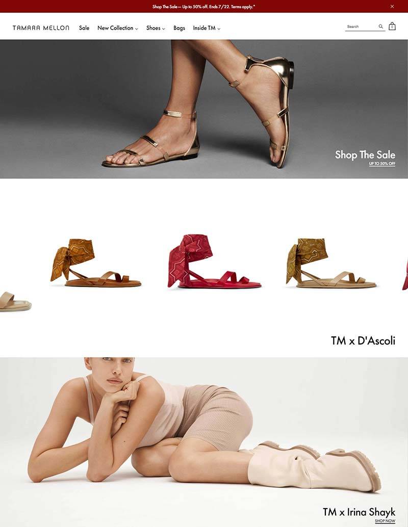 Tamara Mellon 英国奢华女鞋品牌购物网站