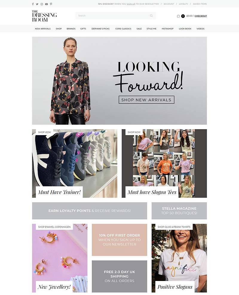 The Dressing Room 英国设计师时尚品牌购物网站