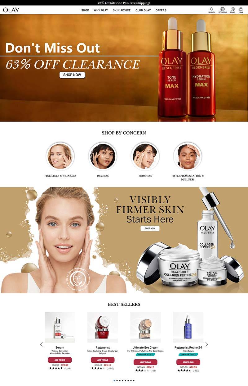 Olay 玉兰油-全球知名护肤品牌购物网站