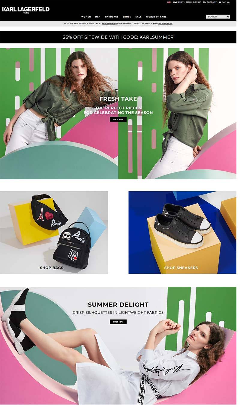 Karl Lagerfeld 卡尔·拉格斐-法国设计师服饰购物网站