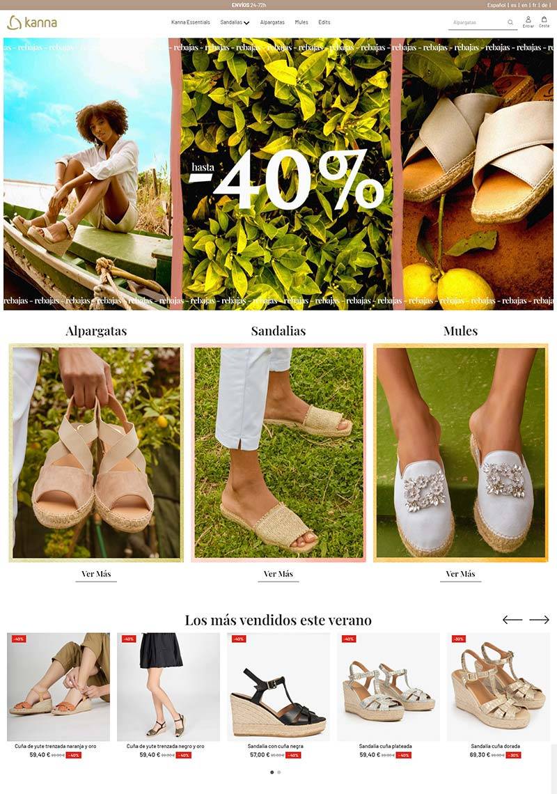 KANNA SHOES  西班牙女鞋品牌购物网站