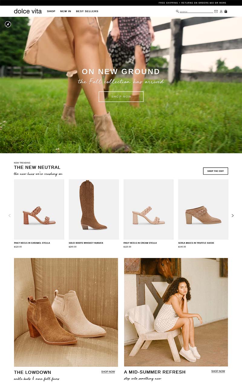 Dolce Vita 美国设计师女鞋品牌购物网站