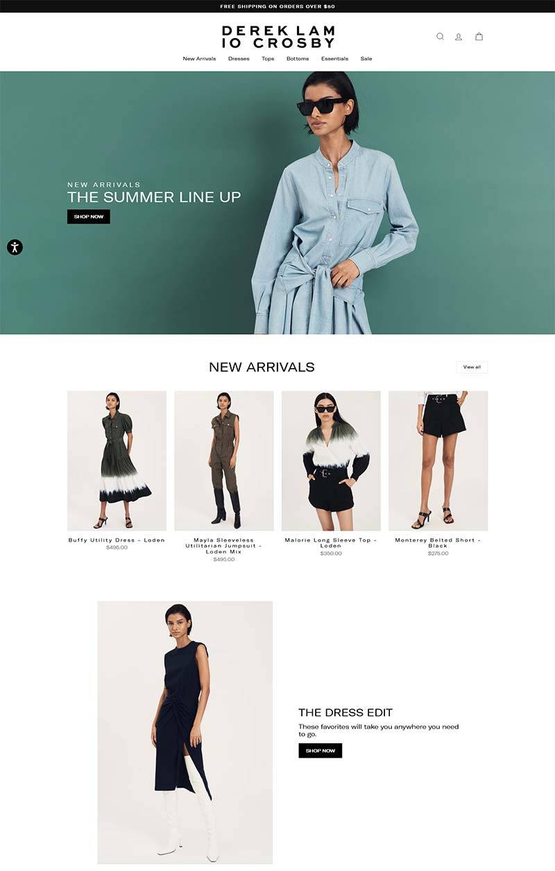 Derek Lam 美国设计师时装品牌购物网站