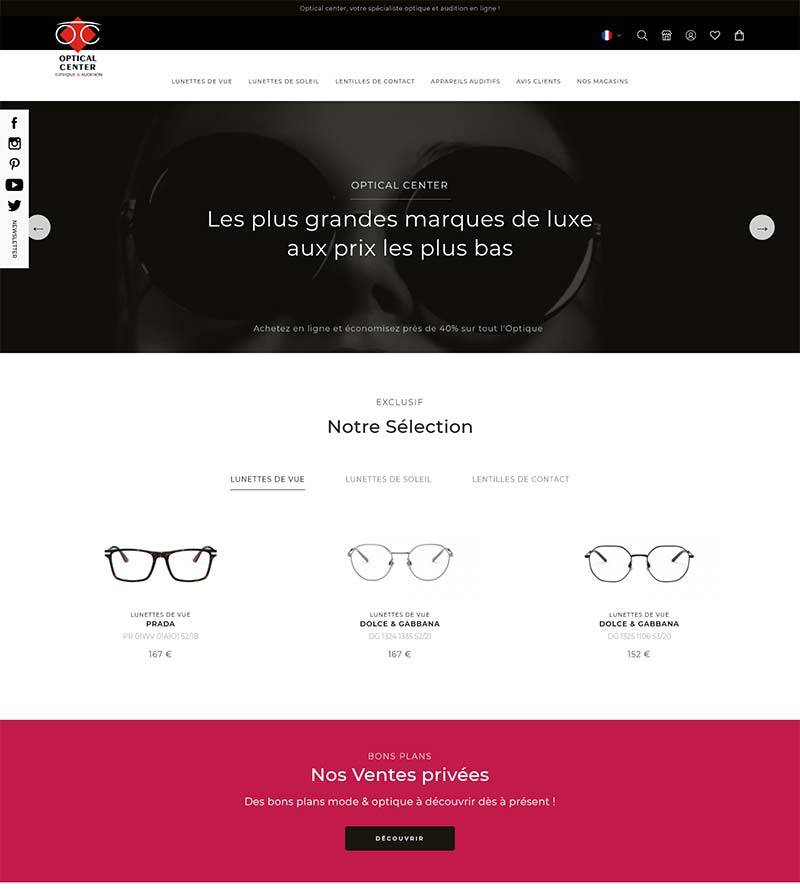 Optical Center 法国连锁眼镜品牌购物网站