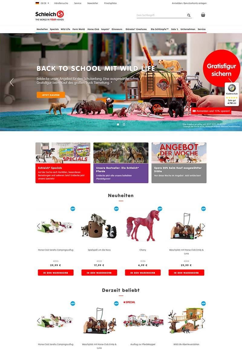 Schleich 思乐-德国塑胶玩具品牌购物网站