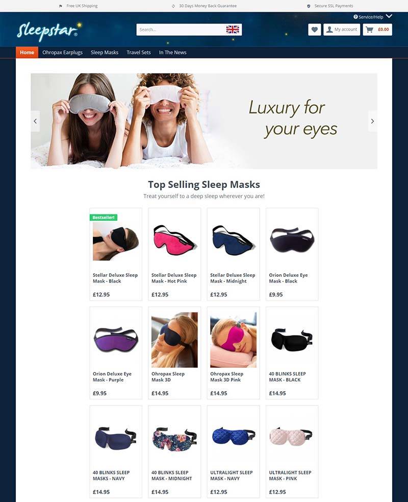 Sleepstar 英国睡眠护理产品购物网站