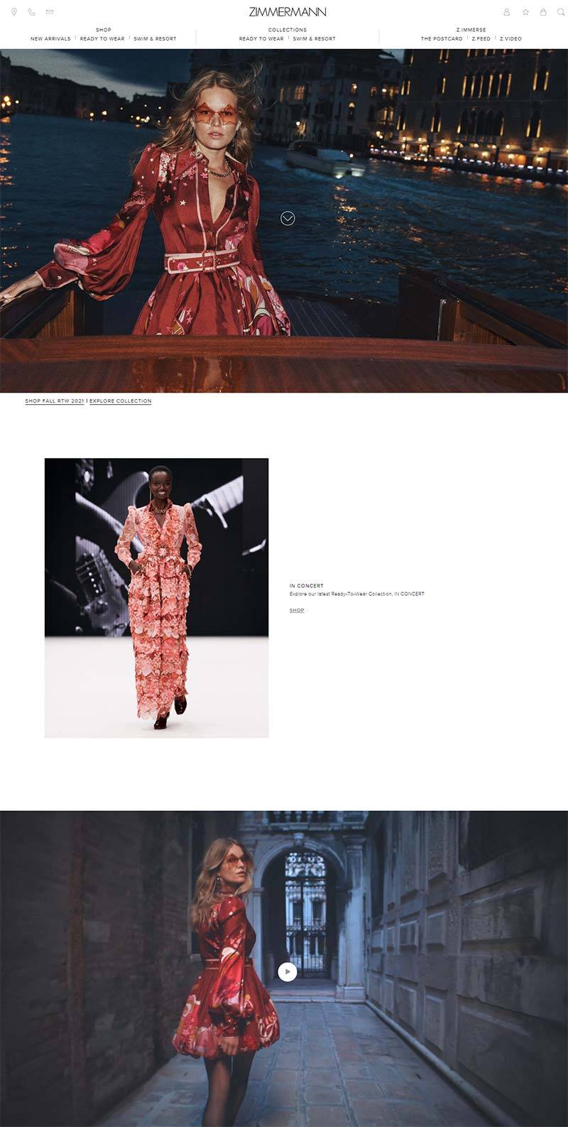 Zimmermann HK 澳大利亚时尚女装品牌香港官网