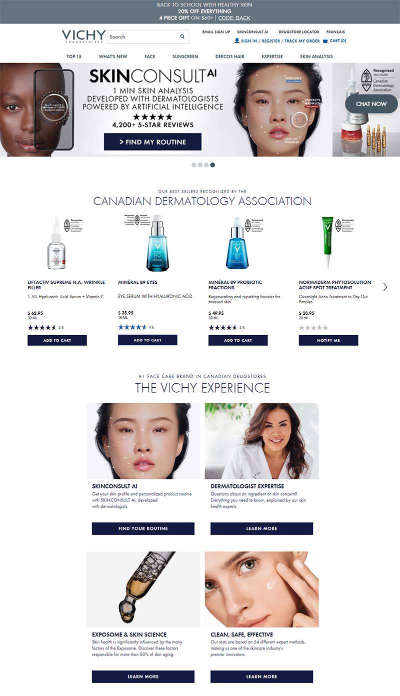 Vichy CA 薇姿-法国敏感肌护肤品牌加拿大官网