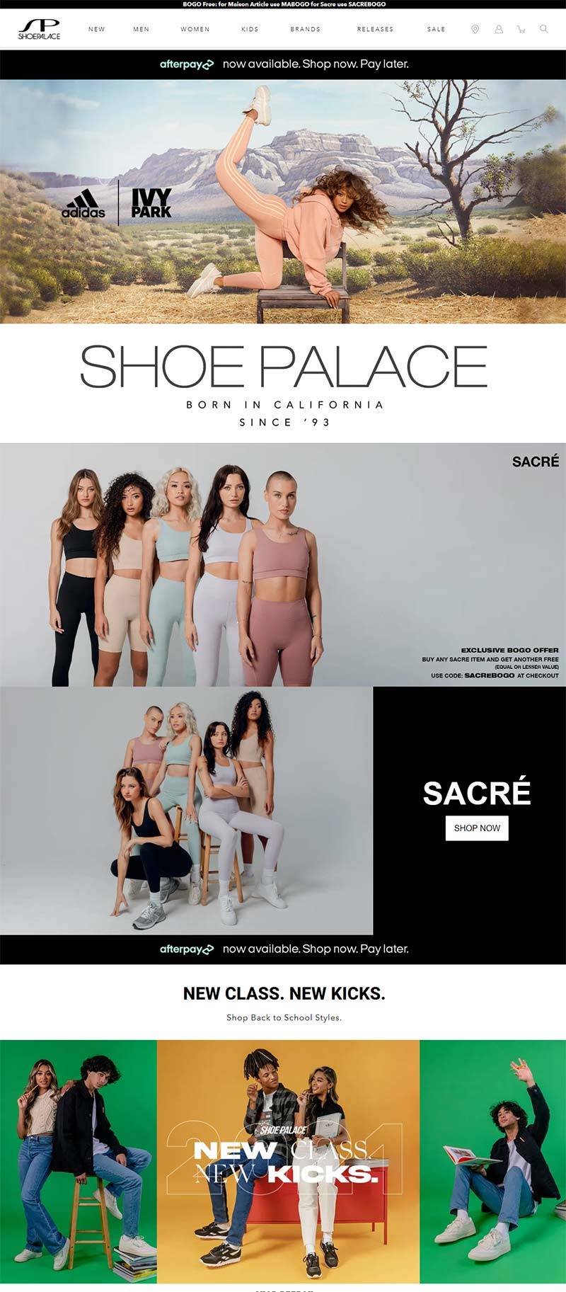 Shoe Palace 美国鞋帽品牌购物网站