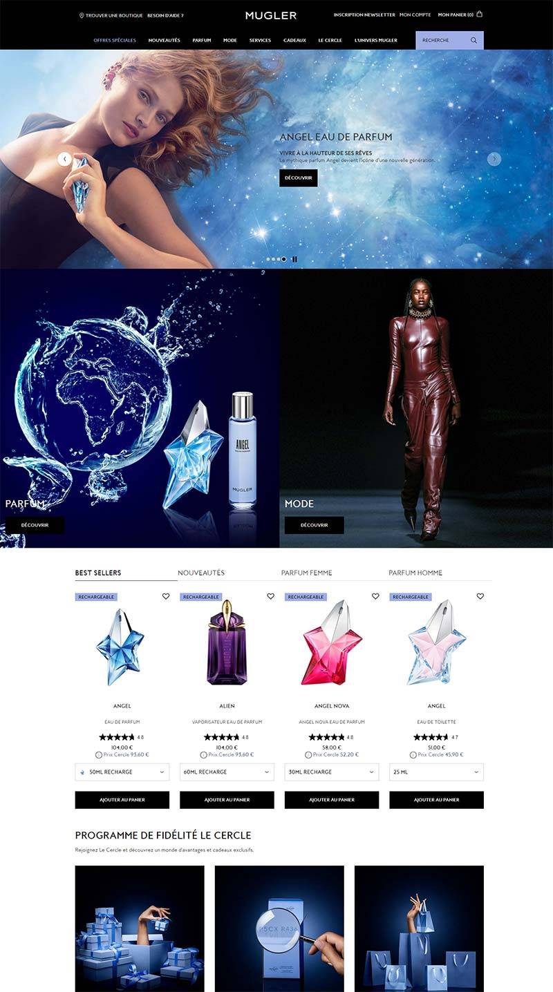 Mugler 法国高级时装品牌购物网站