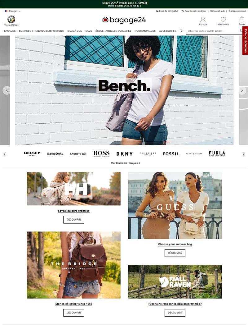 Bagage24 法国时尚包包品牌购物网站