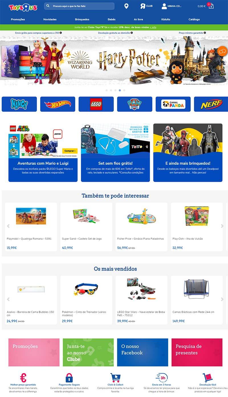 Toys R Us 日本品牌玩具葡萄牙官网