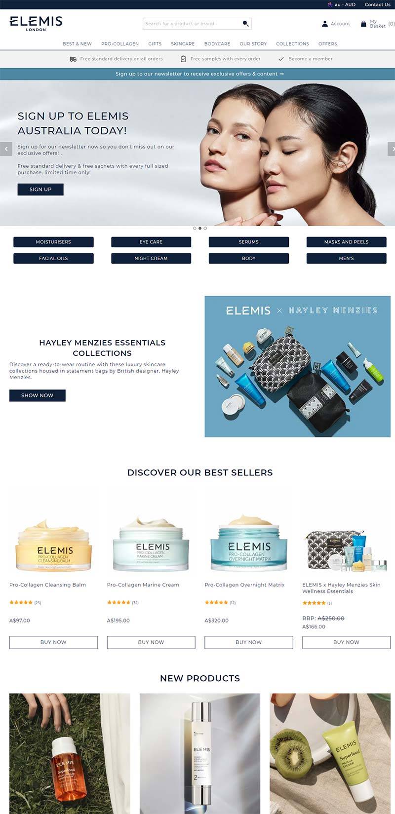 ELEMIS AU 英国奢华护肤品牌澳大利亚官网