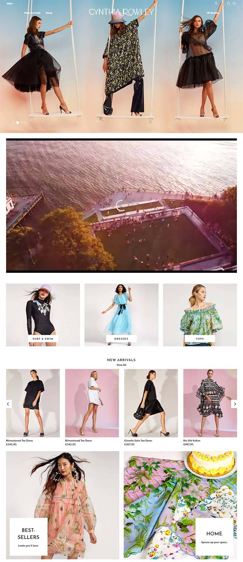 Cynthia Rowley 美国设计师女装配饰品牌购物网站