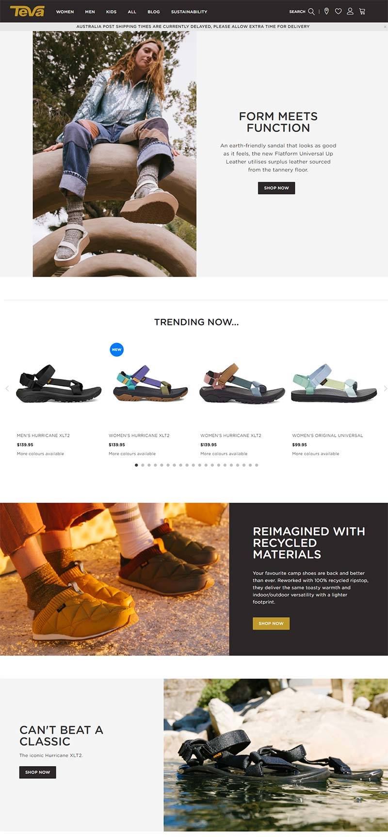 Teva AU 美国凉鞋品牌澳大利亚官网