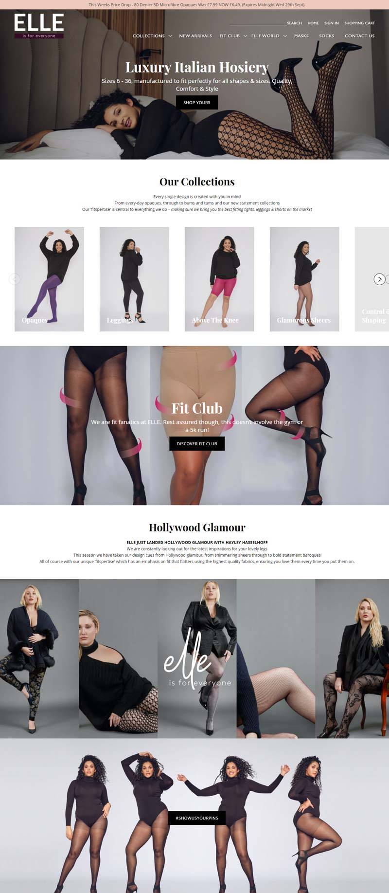 ELLE 英国时尚大码女装品牌购物网站