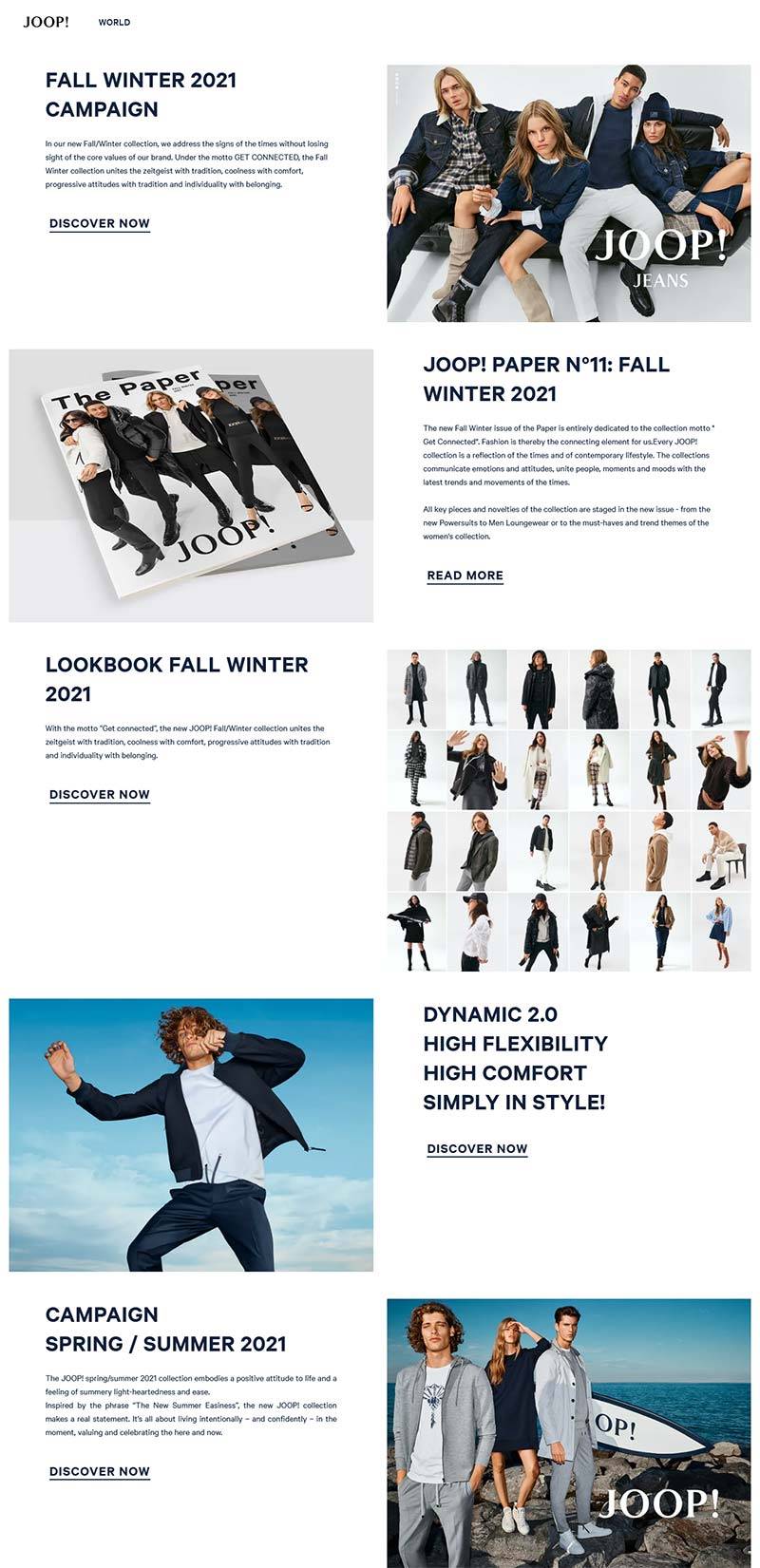 Joop 奥地利时装品牌购物网站