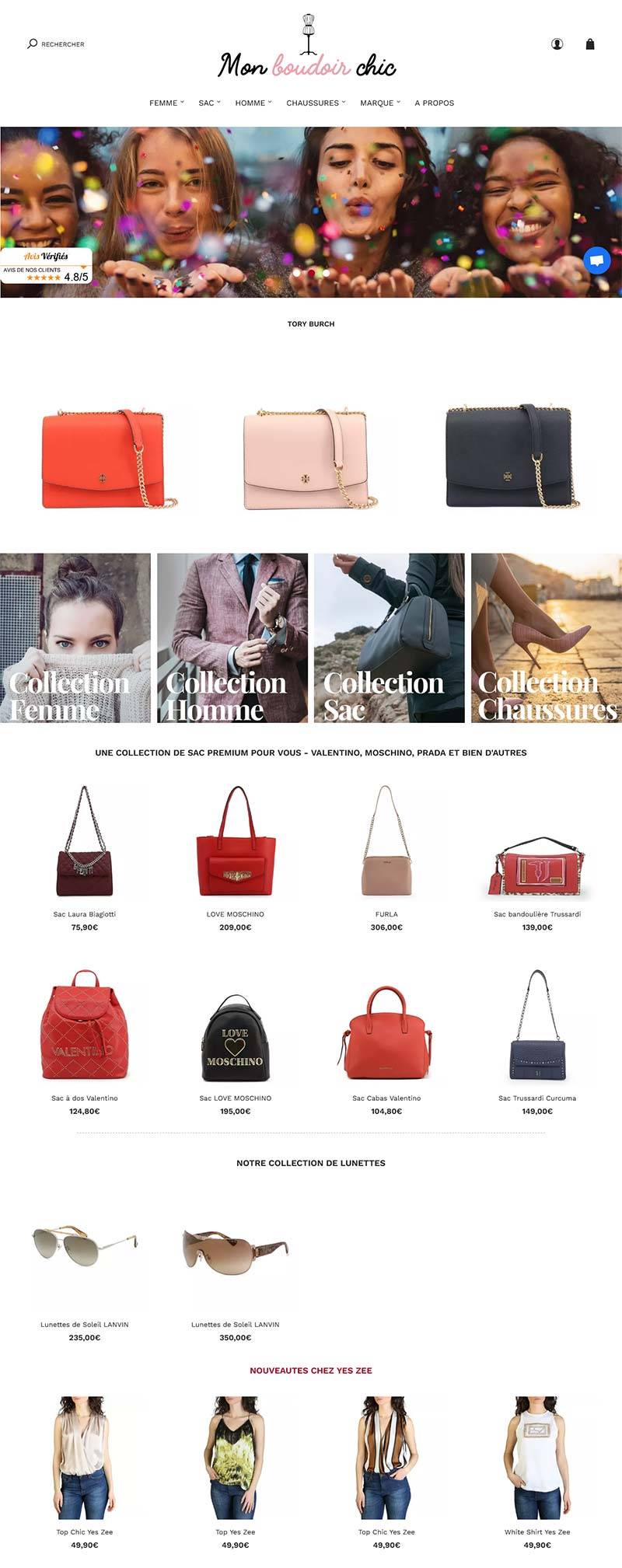 Mon Boudoir Chic 法国女性包包品牌购物网站
