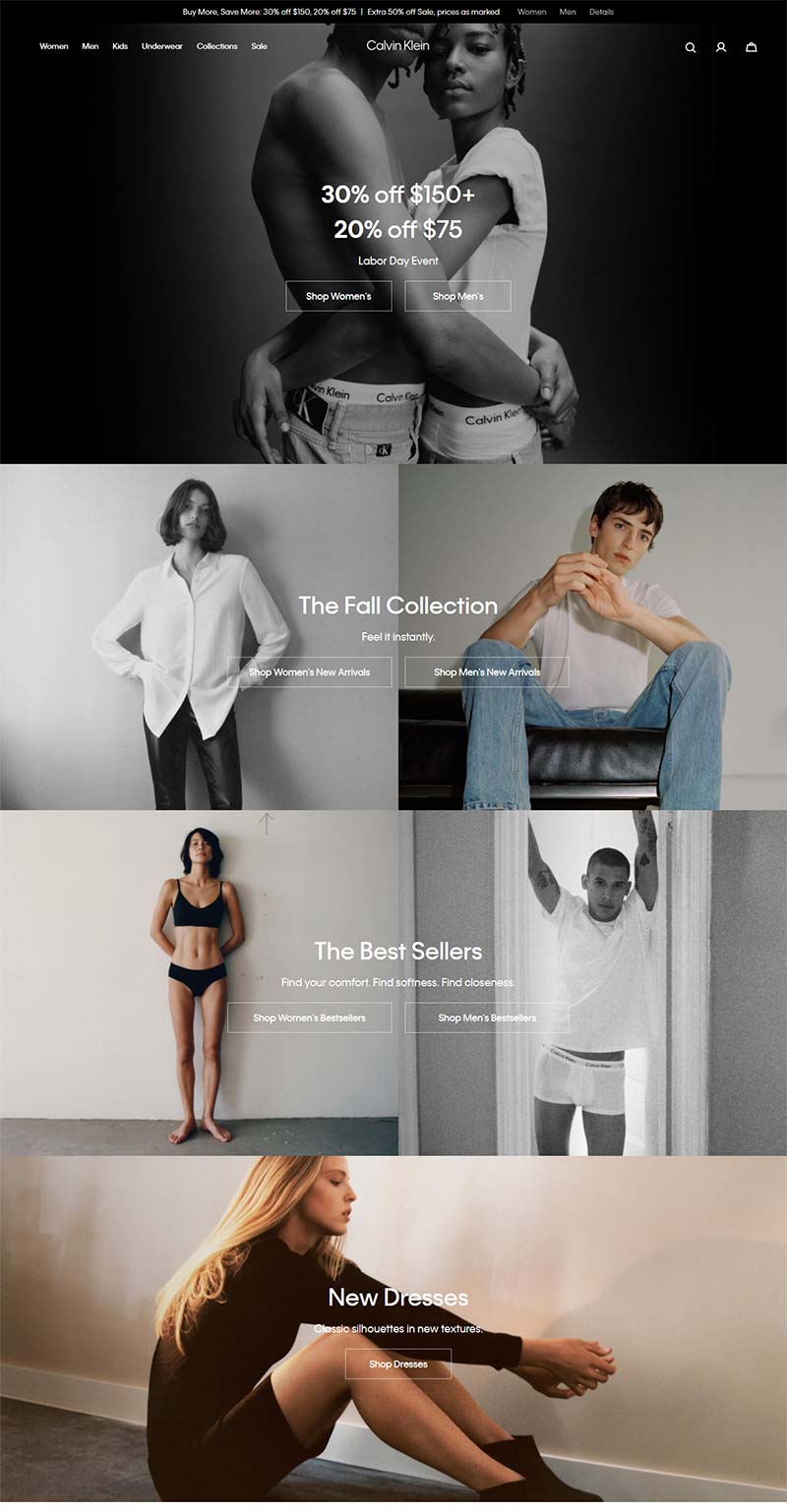 Calvin Klein CA 美国设计师服饰品牌加拿大官网