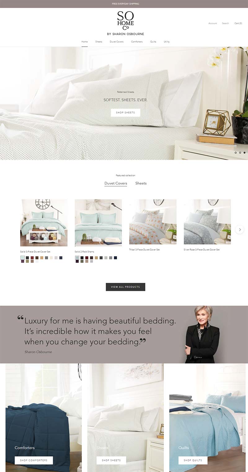 Sharon Osbourne Home 美国设计师家居品牌购物网站