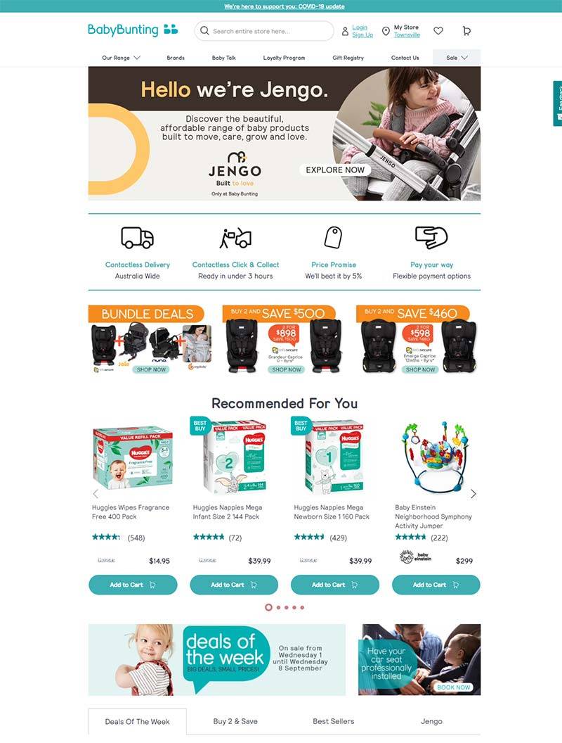 Baby Bunting 澳大利亚婴童百货品牌购物网站