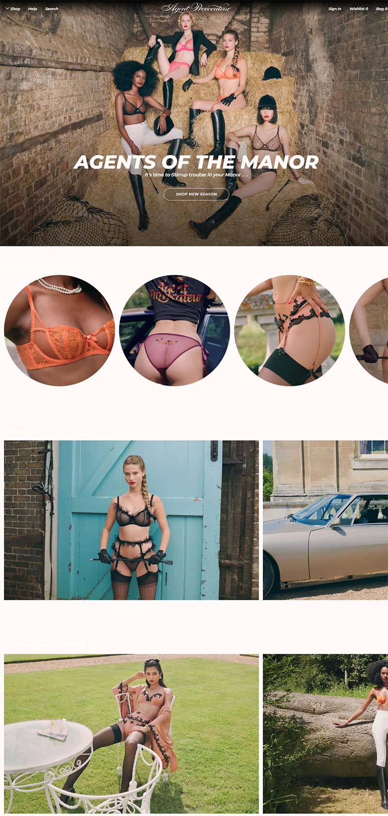 Agent Provocateur 英国高端女性内衣品牌购物网站