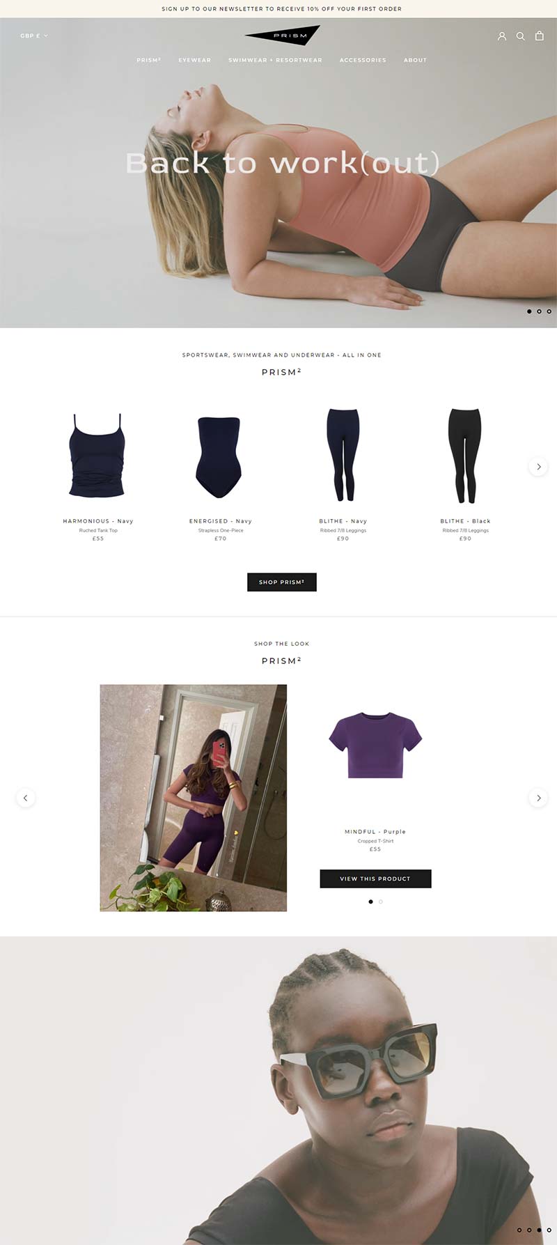 PRISM London 英国女性时装品牌购物网站