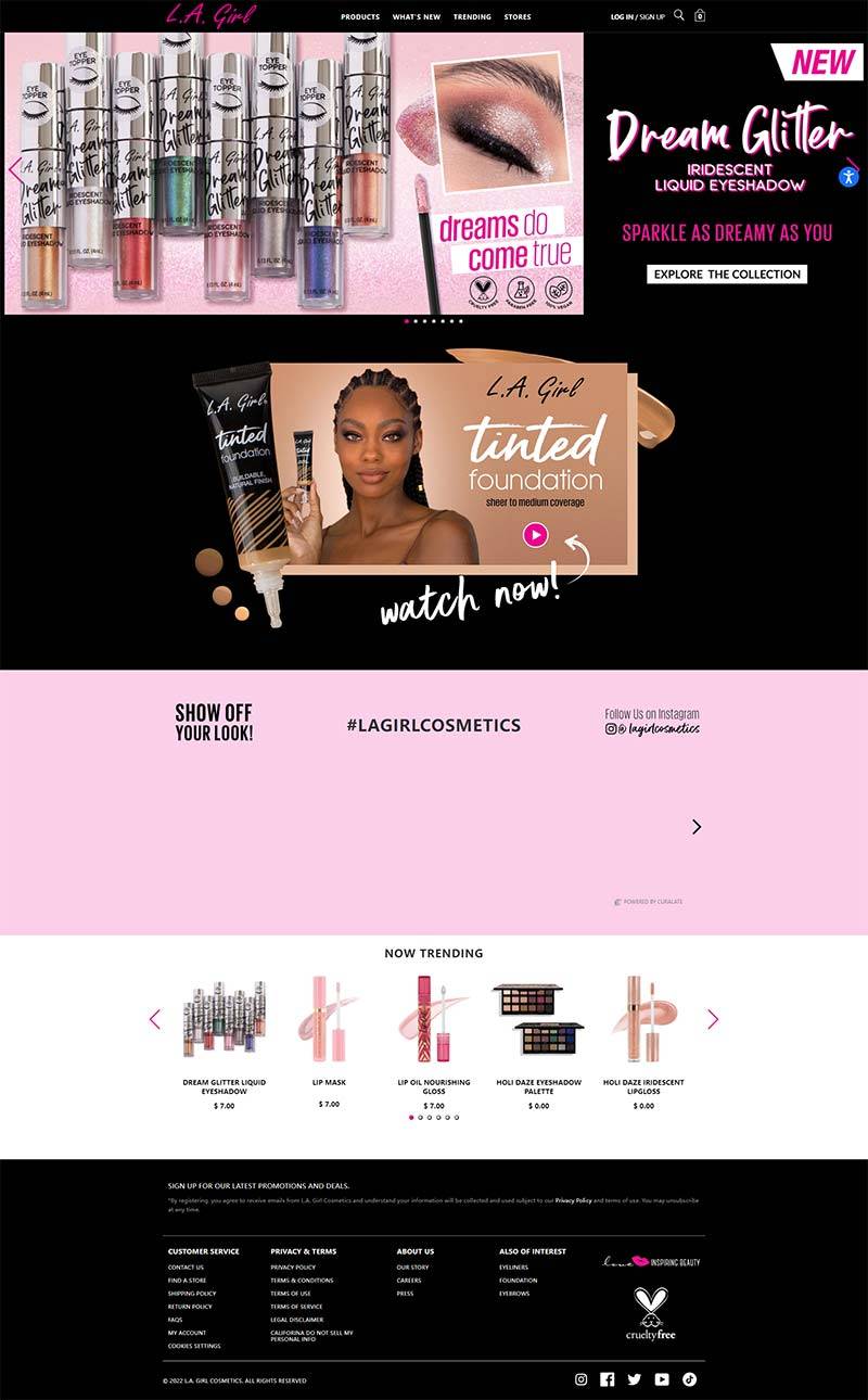 L.A.Girl 洛杉矶女孩-美国开架彩妆品牌购物网站