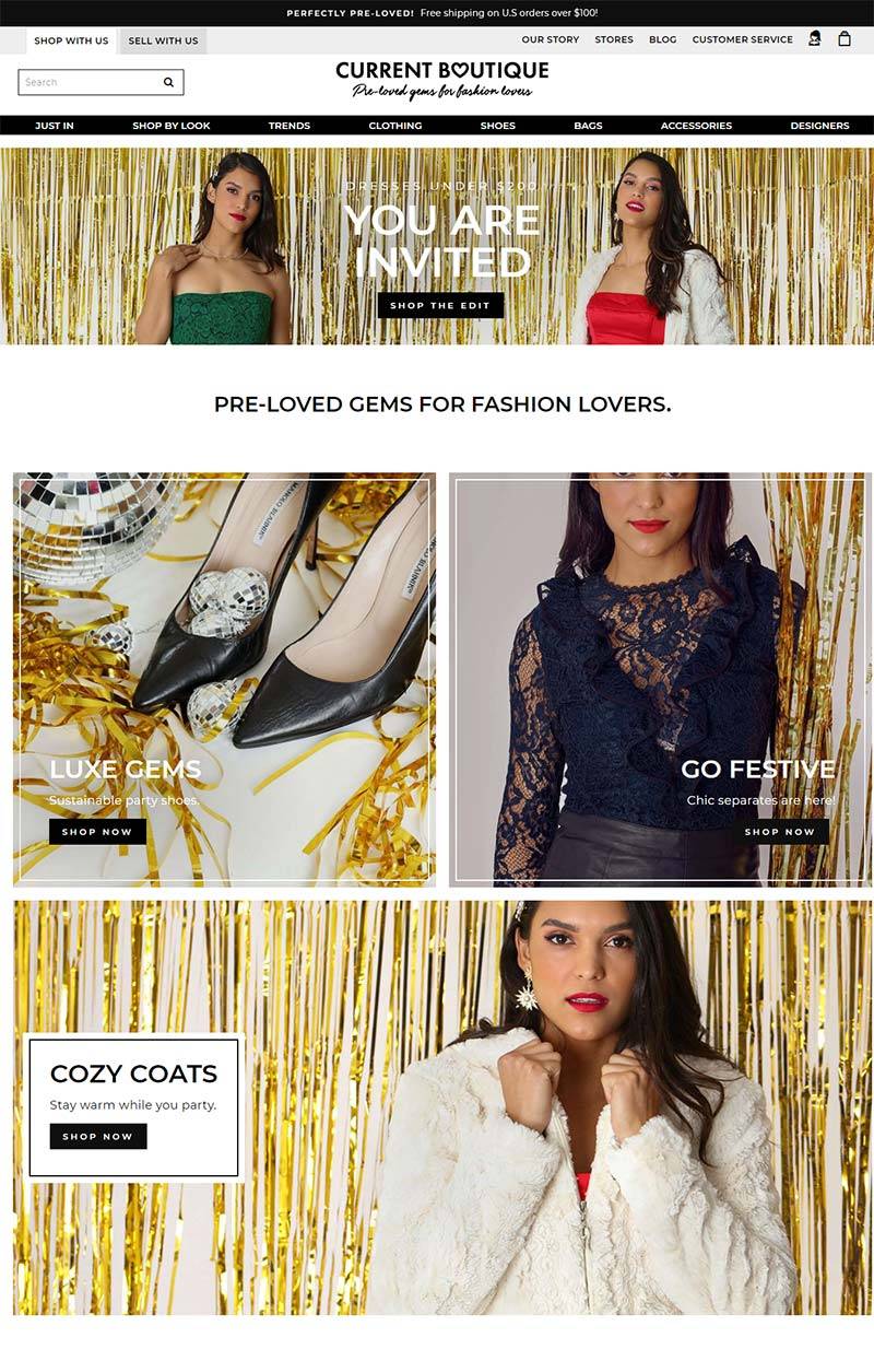 Current Boutique 美国时尚女装品牌购物网站