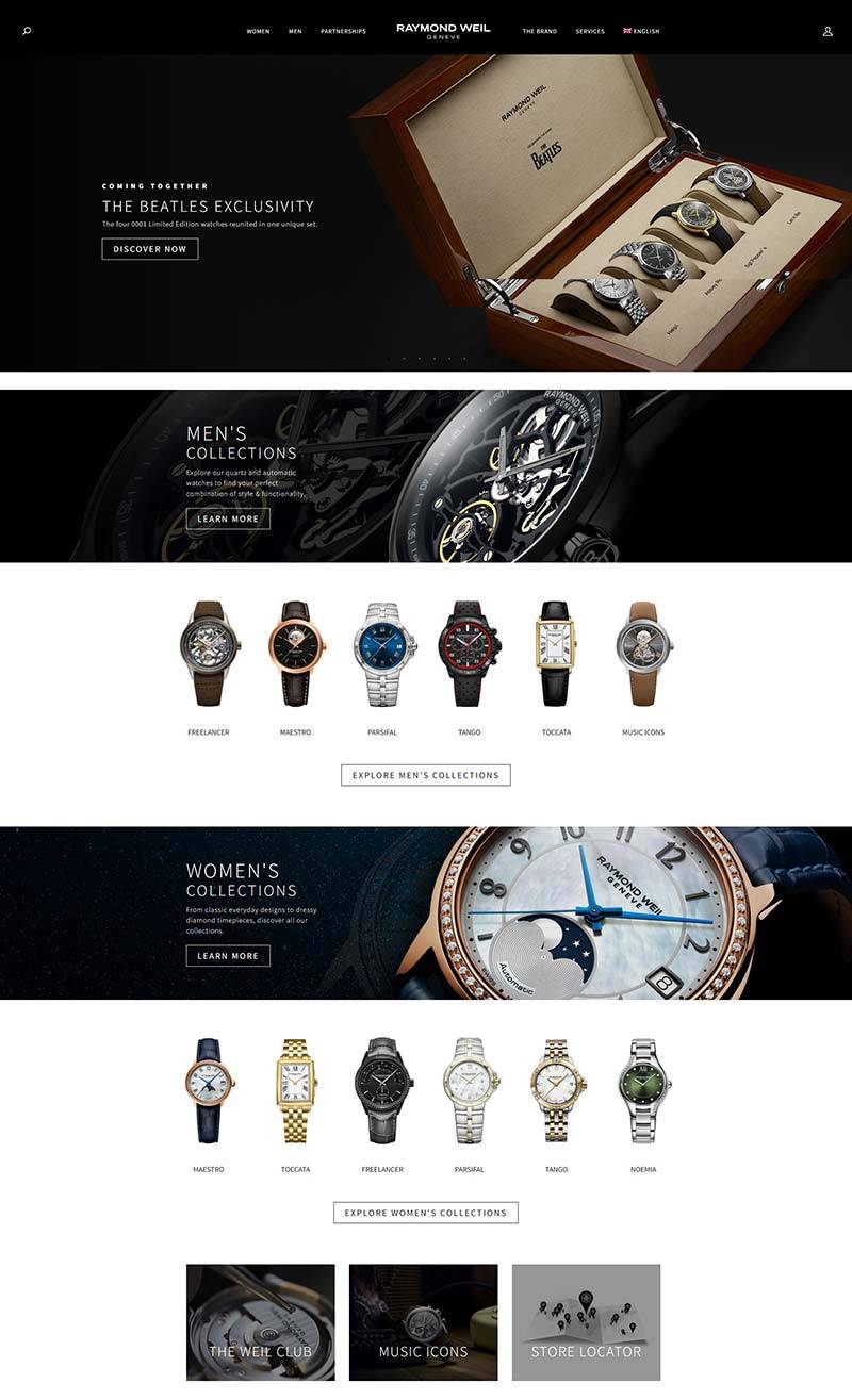 RAYMOND WEIL 蕾蒙威-瑞士奢华手表品牌购物网站