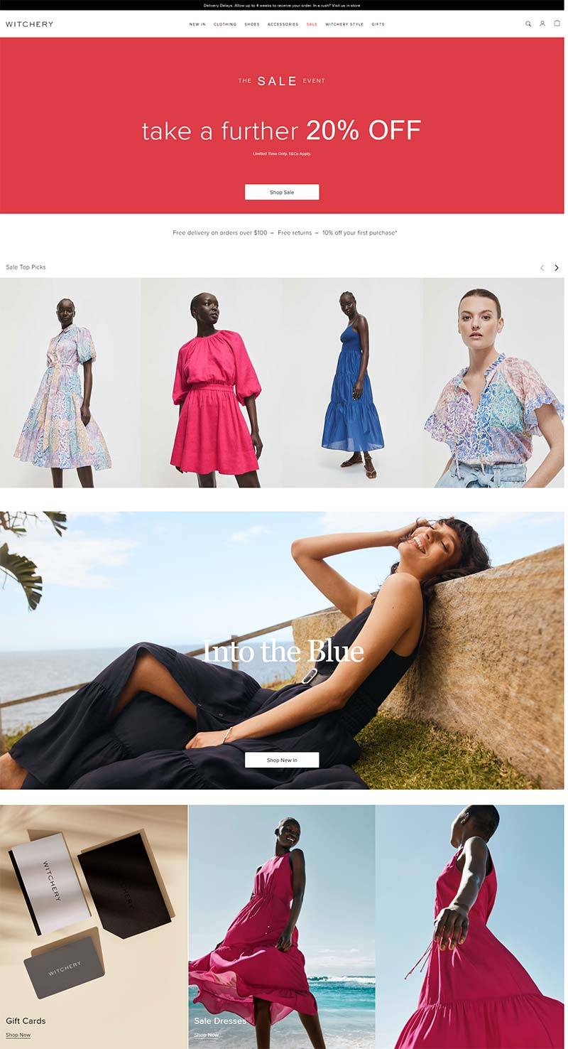 Witchery 澳大利亚针织女装品牌购物网站