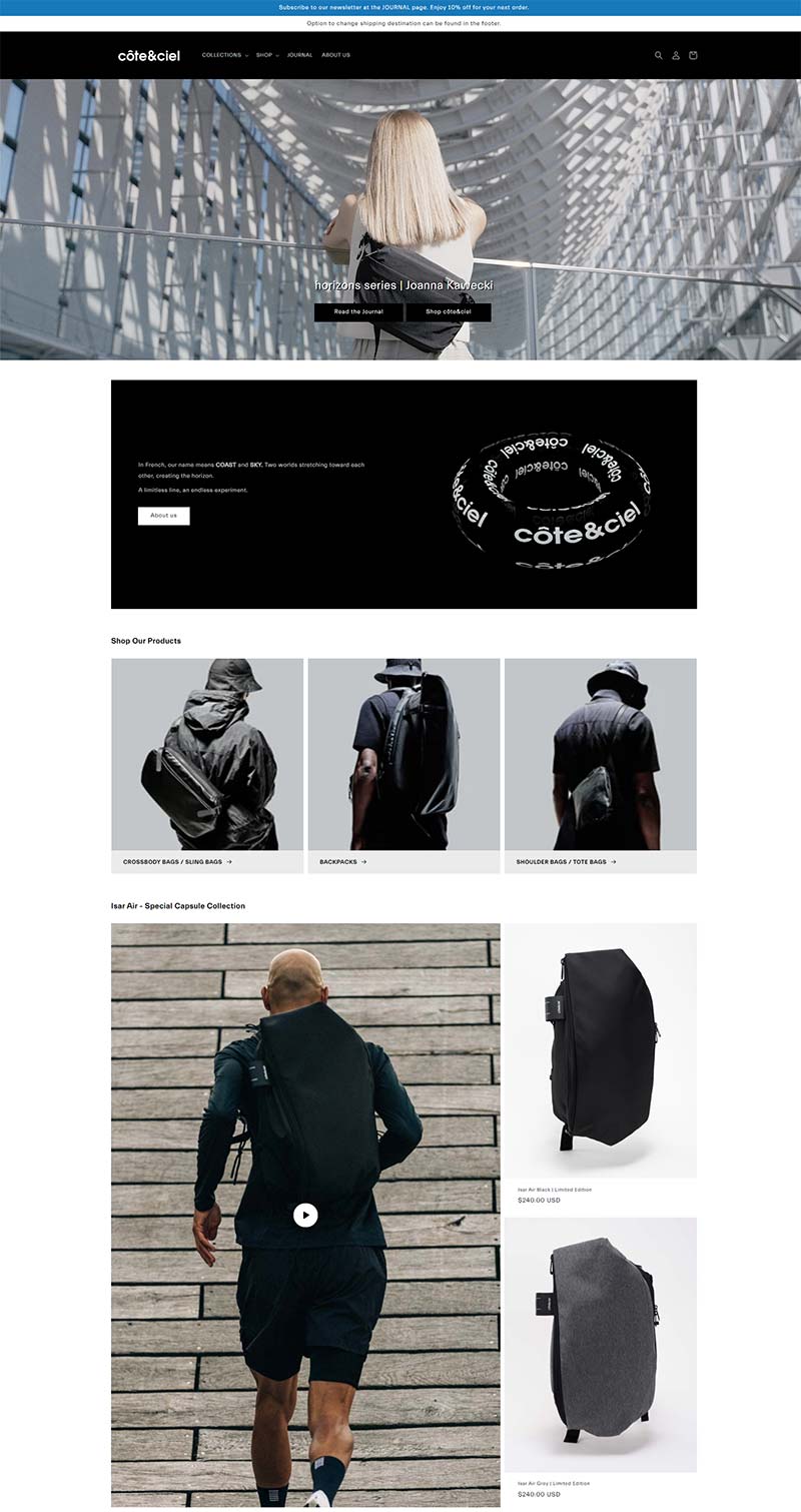 Cote & Ciel 法国多功能包袋品牌购物网站