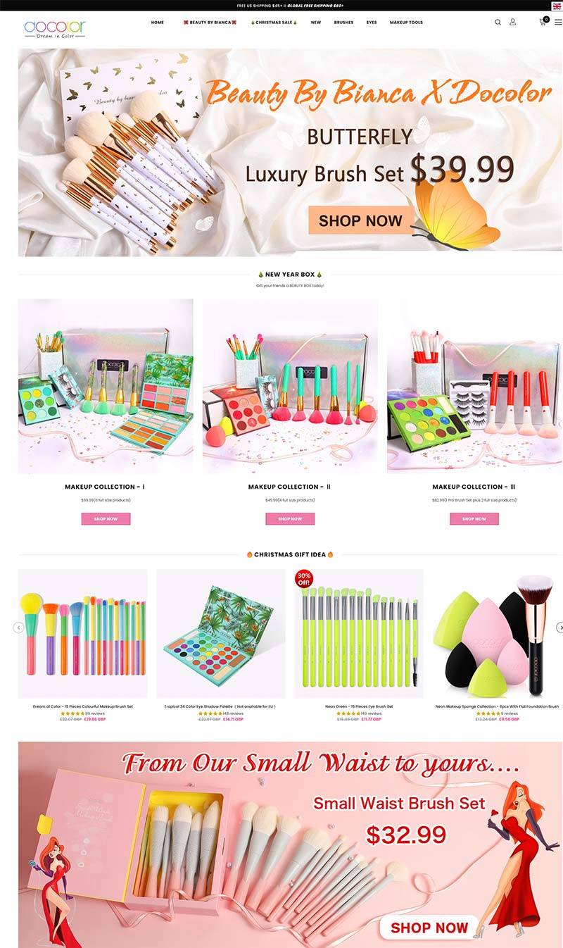 DOCOLOR 美国化妆工具品牌购物网站