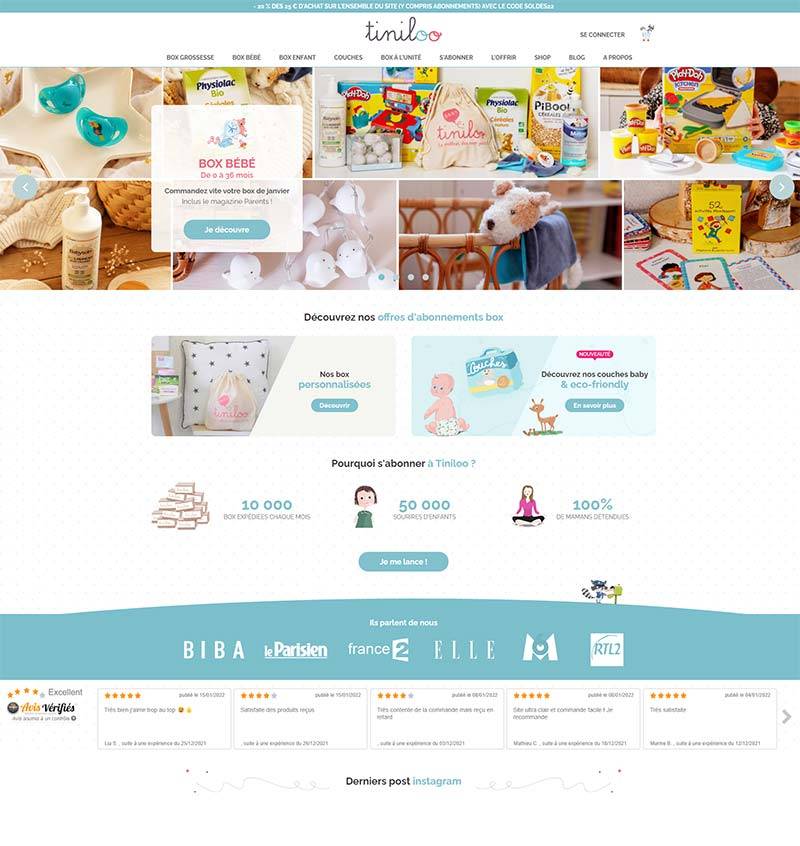 Tiniloo 法国儿童产品海淘购物网站