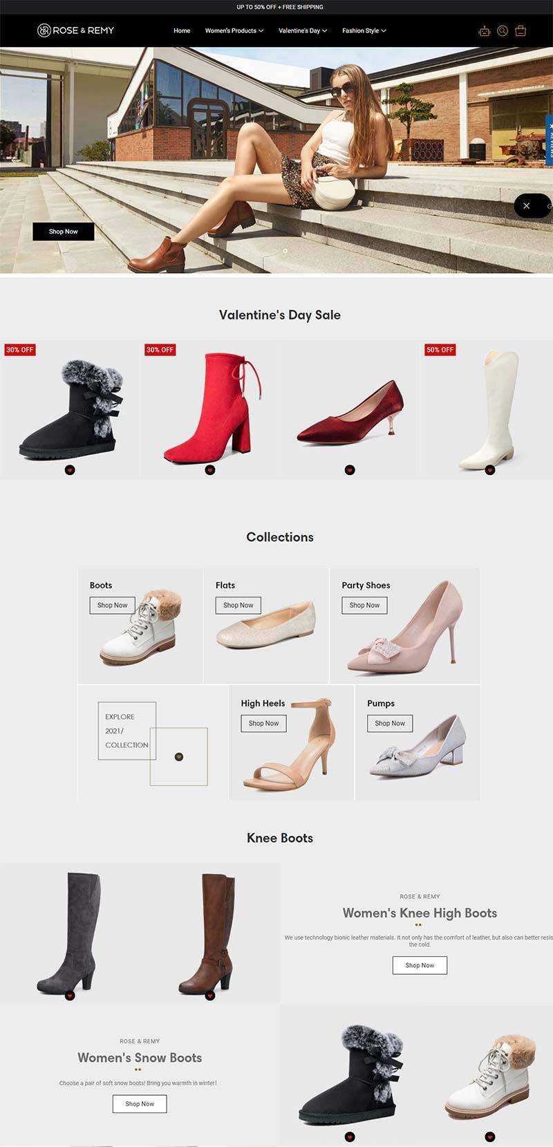 Rose & Remy 加拿大时尚女鞋品牌购物网站