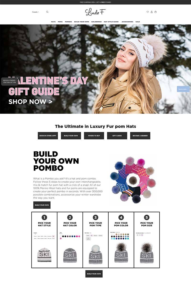 Lindo F 加拿大保暖配饰品牌购物网站