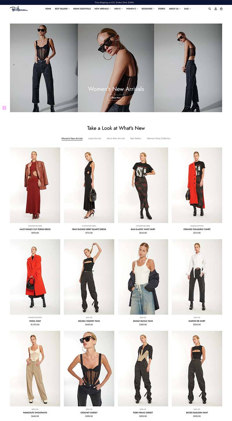 Ron Herman 美国加州风格服饰品牌购物网站