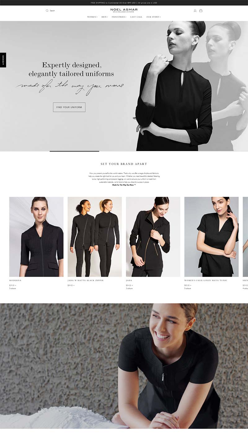 Noel Asmar Uniforms 美国休闲制服品牌购物网站