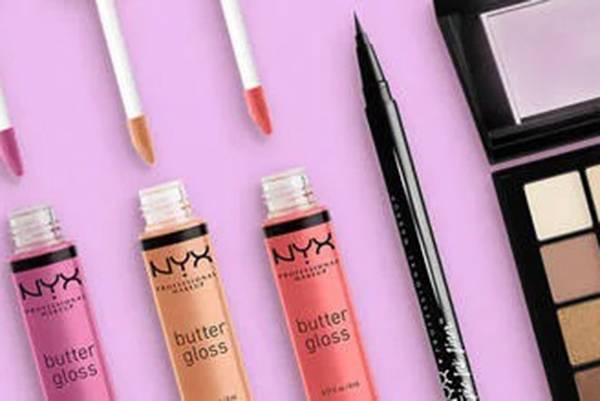 NYX cosmetics美国官网全场商品无门槛75折促销，满$40送正装唇釉