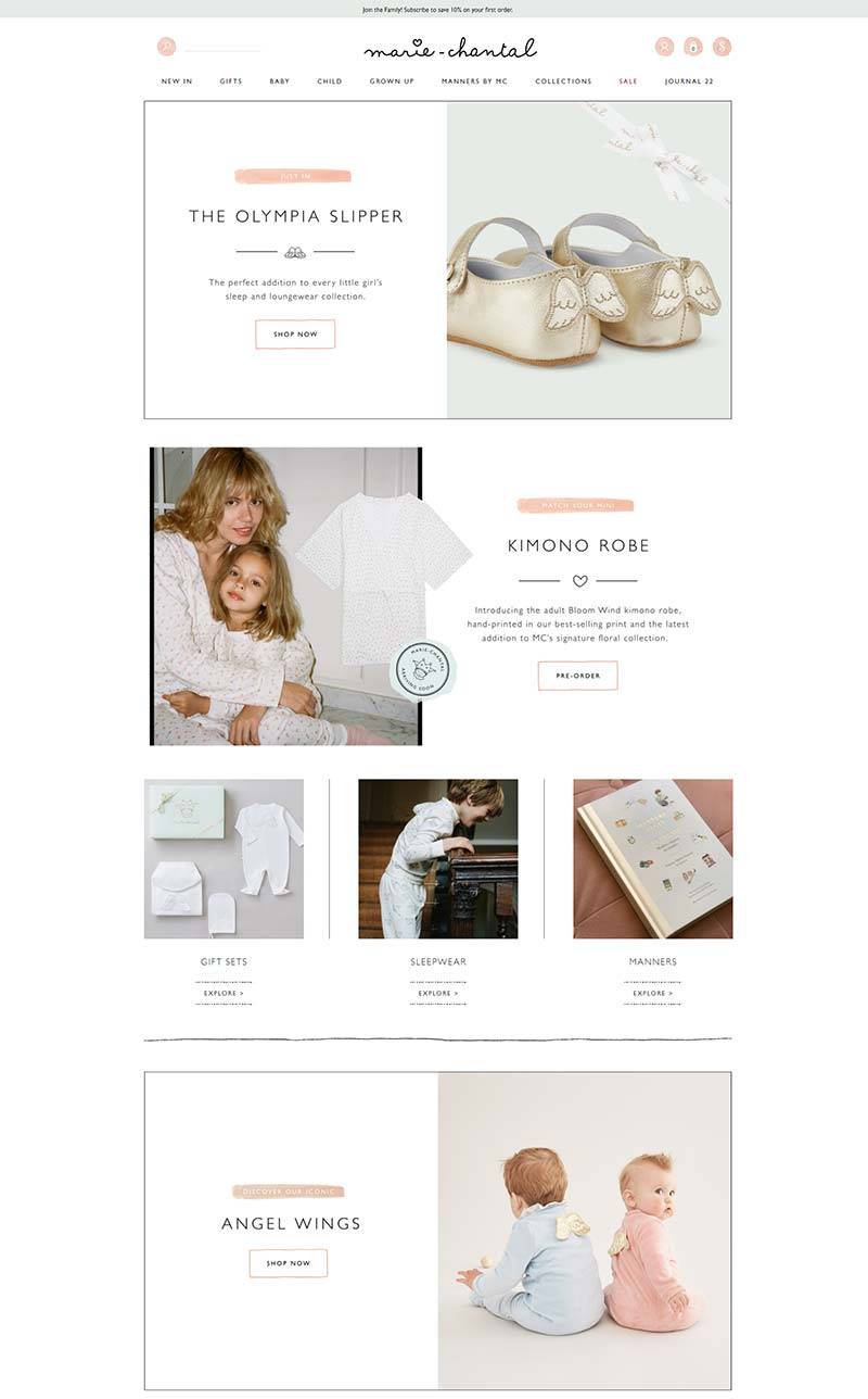 Marie-Chantal 英国婴童服饰品牌购物网站