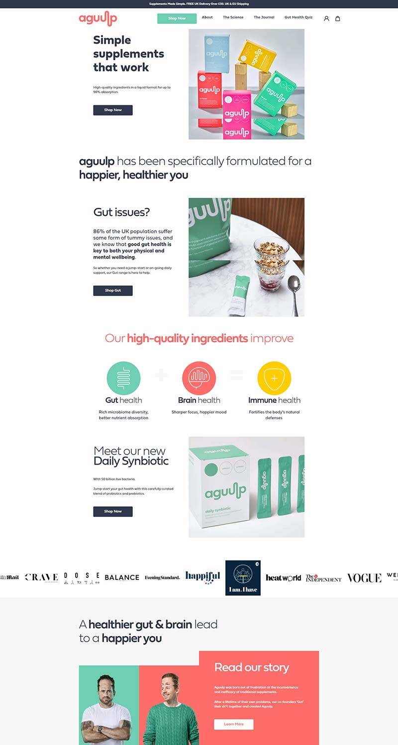 Aguulp 英国健康补充剂品牌购物网站