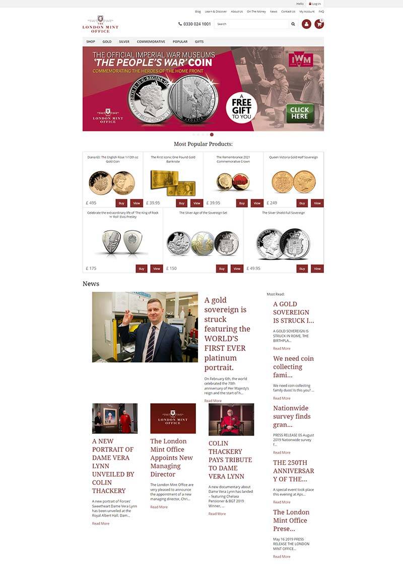 London Mint Office 英国伦敦铸币局工艺品购物网站