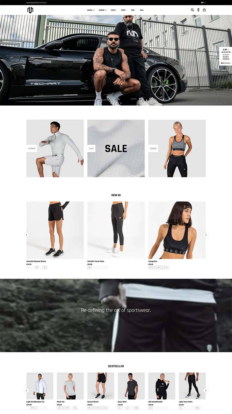 Morotai 德国运动服饰品牌购物网站