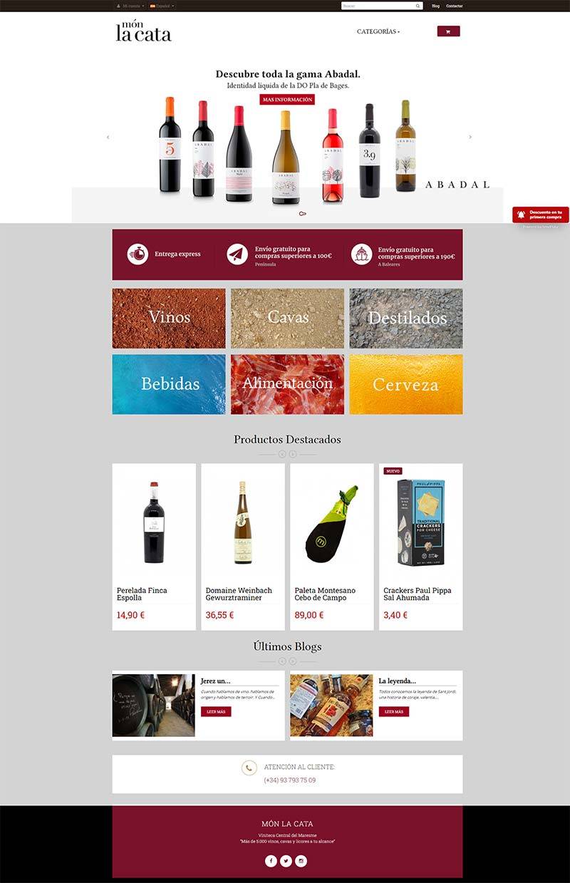 Món la Cata 西班牙品牌葡萄酒订购网站
