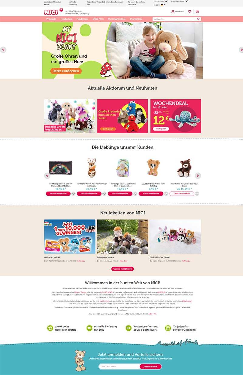 NICI 德国儿童玩具品牌购物网站