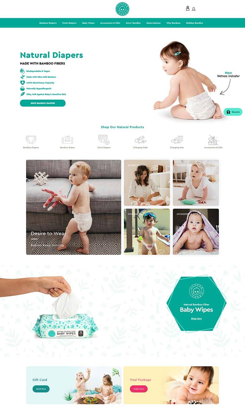 Little Toes 美国竹纤维婴儿纸尿裤购物网站