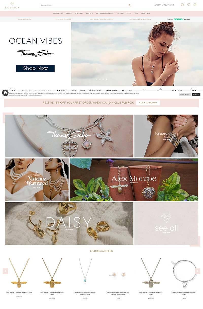 RUBIROX 英国高端珠宝品牌购物网站
